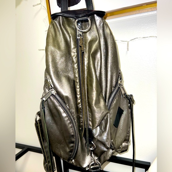 Rebecca Minkoff Metallic backpack Preowned main image 9